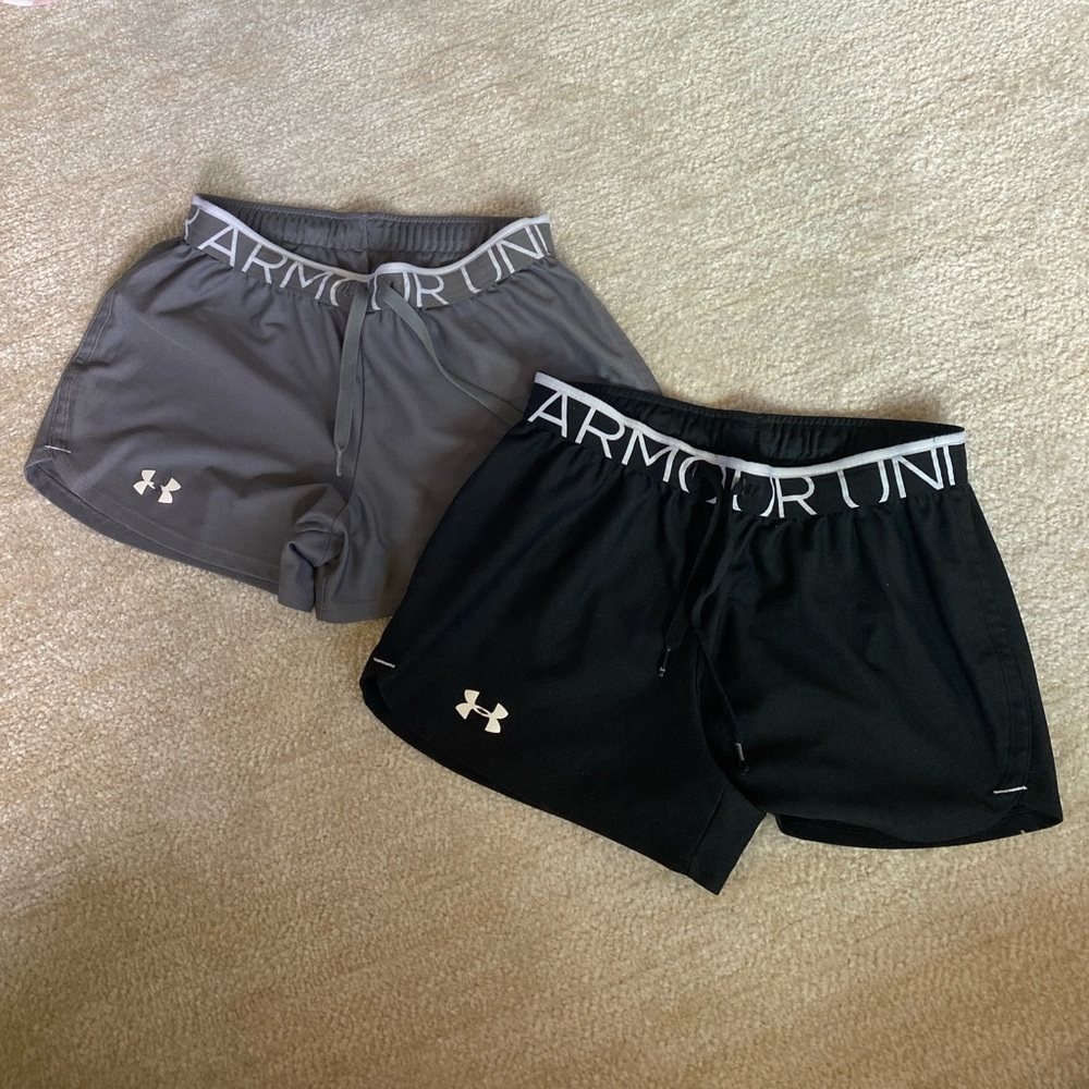 Under armour shorts (2 pairs)